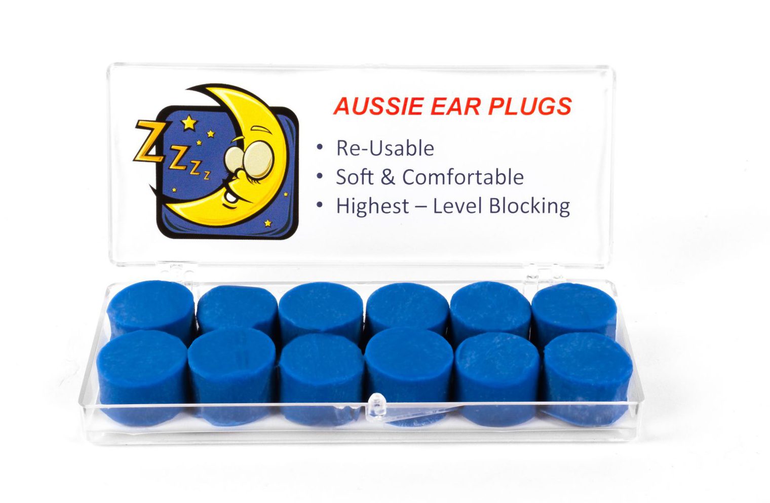 Value Pack (6) Pairs – Total Noise Blocking Waterproof Earplugs